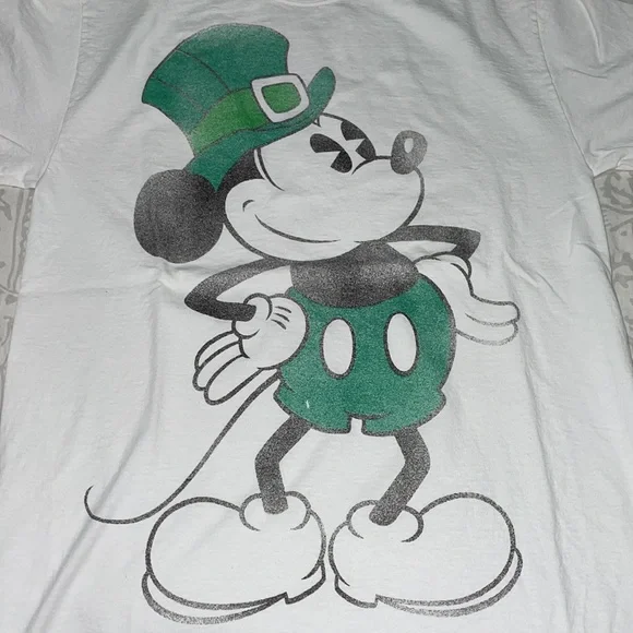 Mickey Mouse Disney Leprechaun Oversized Tee - Picture 2 of 4